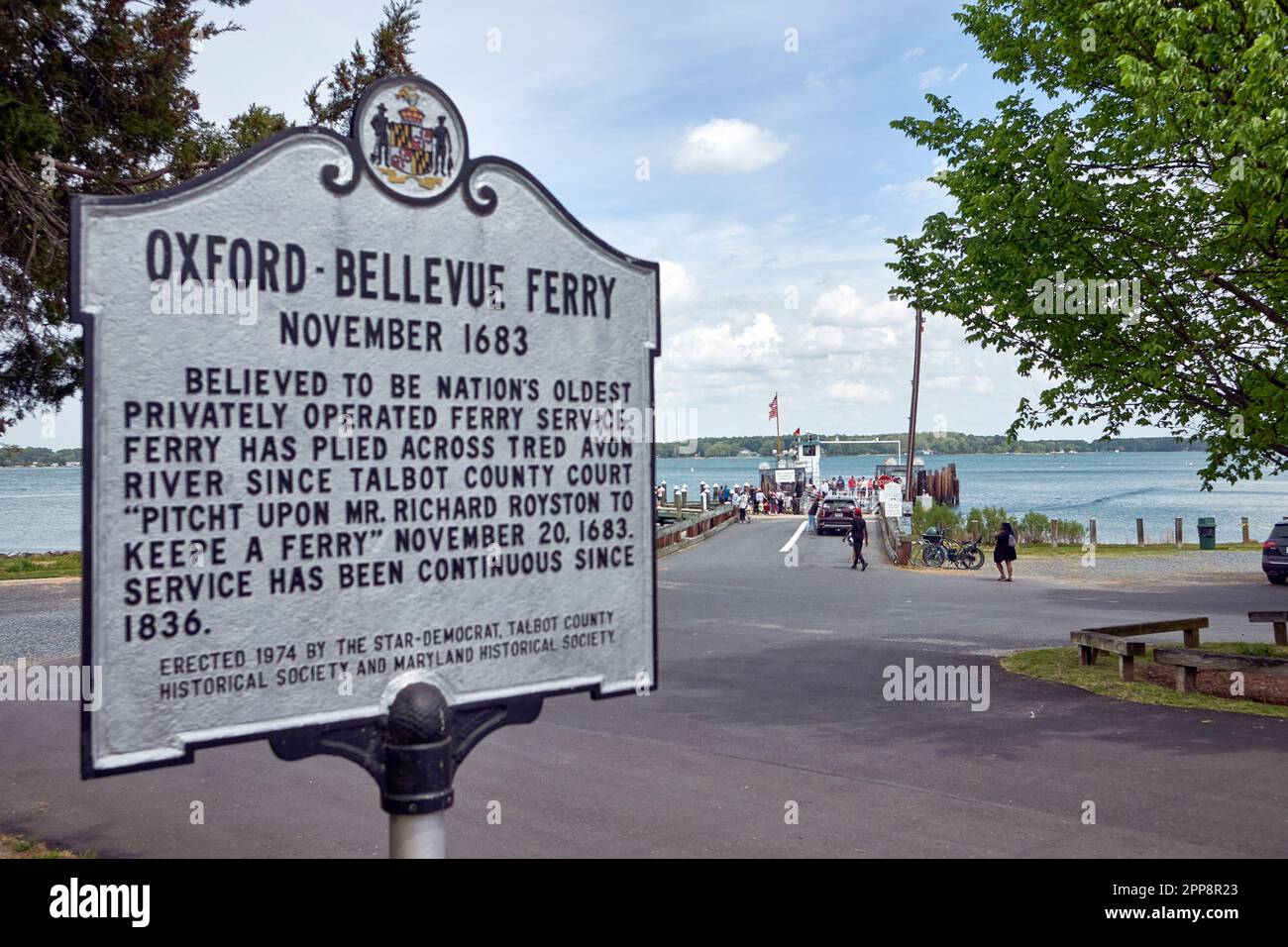 An historical marker commemorates the establishment of the Oxford