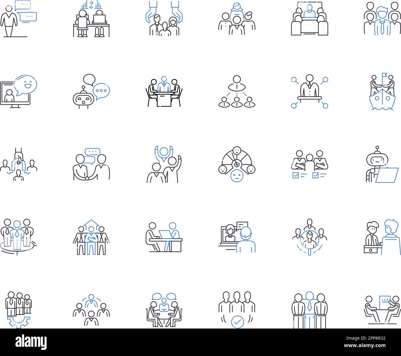 Connection line icons collection. Relationship, Bond, Link ...