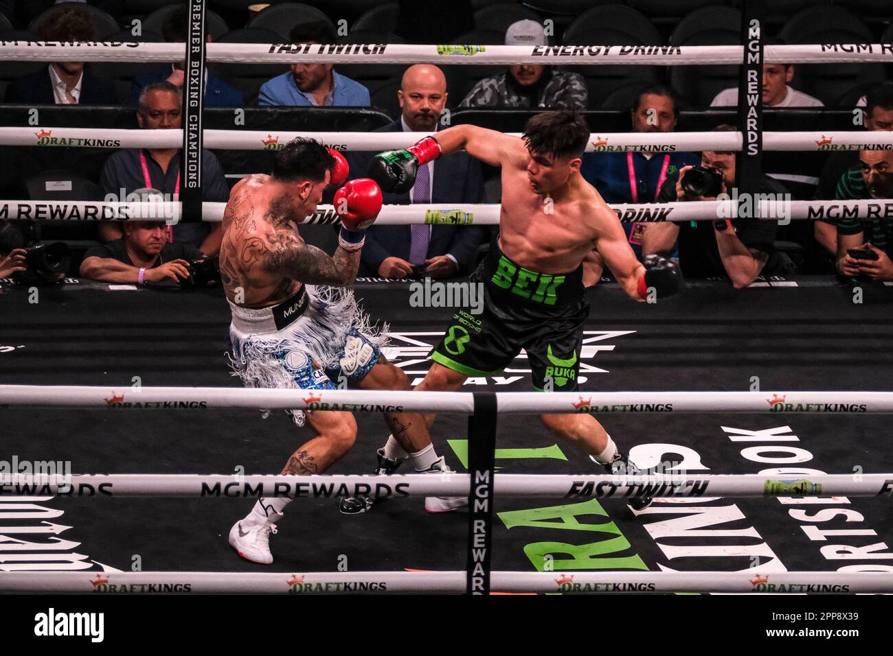 Las Vegas, Nevada, USA. 22nd Apr, 2023. Action between Gabriel Rosado