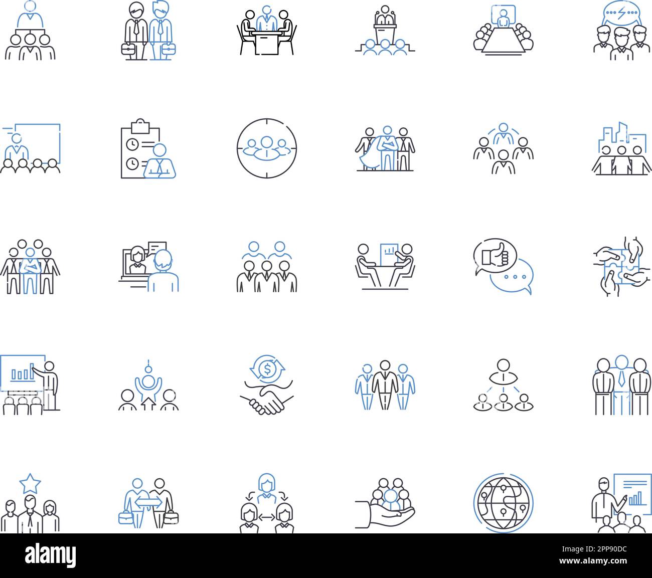 Consort line icons collection. Noble, Husband, Partner, Queen, Empress, King, Spouse vector and linear illustration. Consort,Marriage,Royal outline Stock Vector