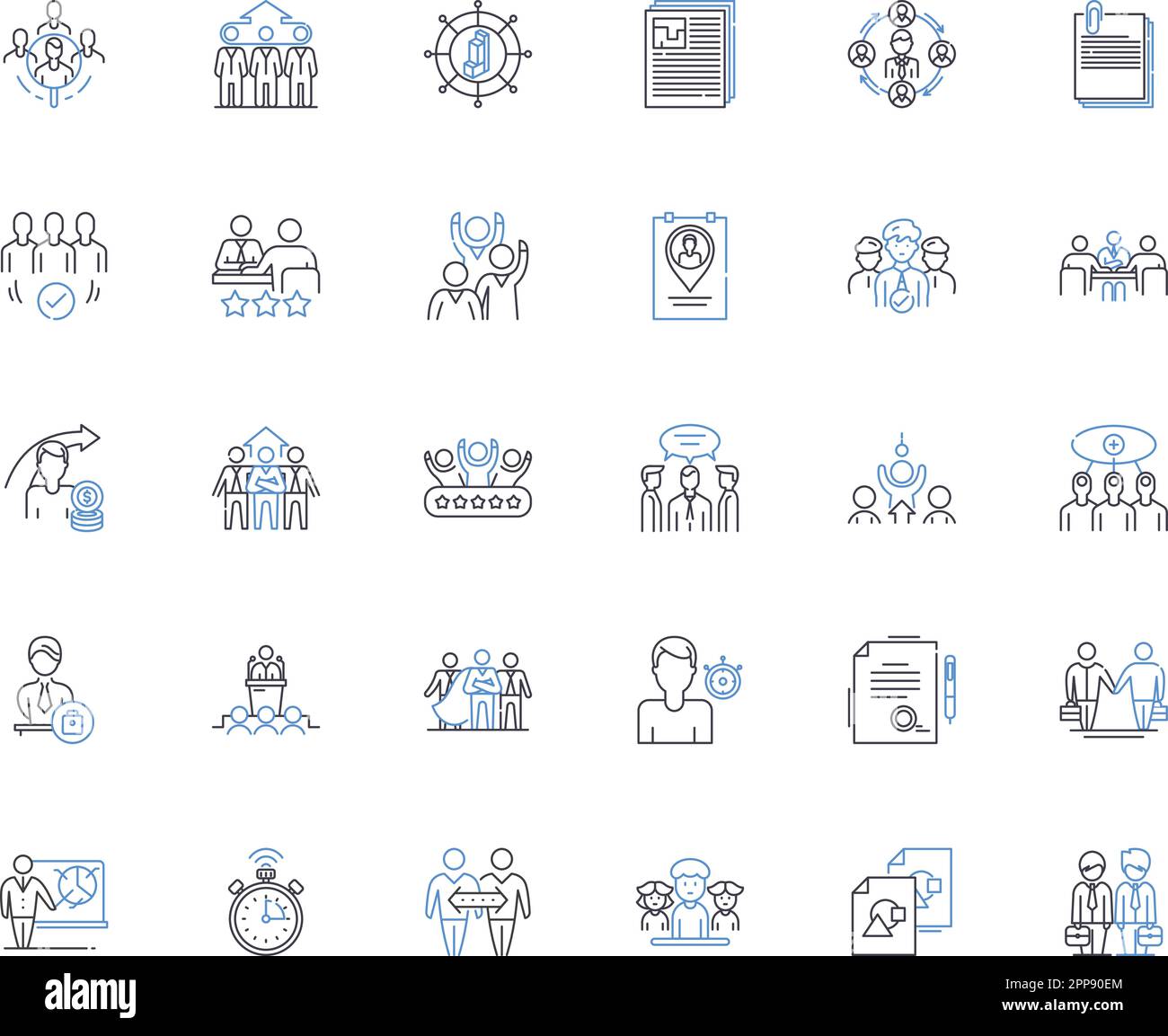 Creative workflow line icons collection. Ideation, Inspiration ...