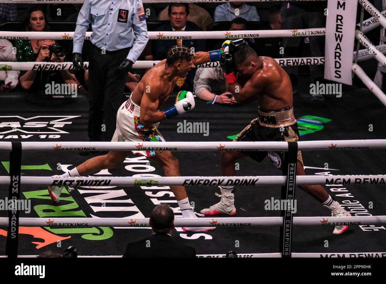 Las Vegas, Nevada, USA. 22nd Apr, 2023. Action between Cuba's David