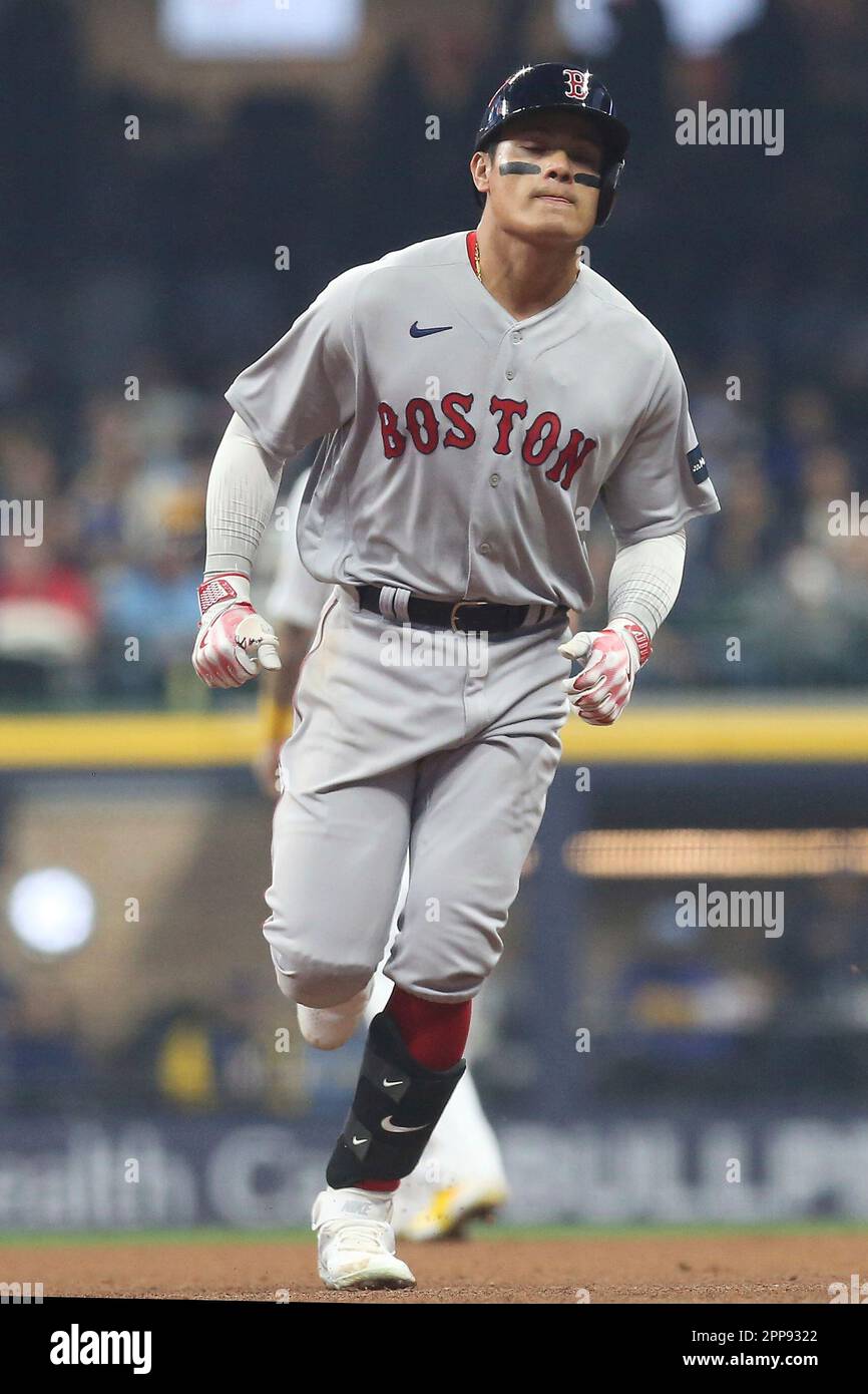 MILWAUKEE, WI - APRIL 22: Boston Red Sox third baseman Rafael