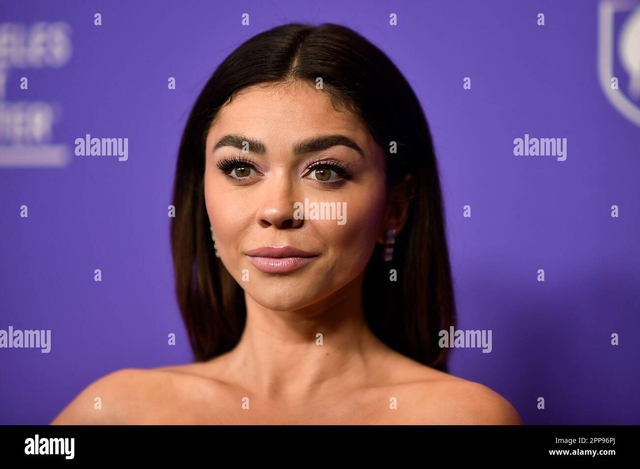 Sarah Hyland arrives at the Los Angeles LGBT Center Gala on Saturday