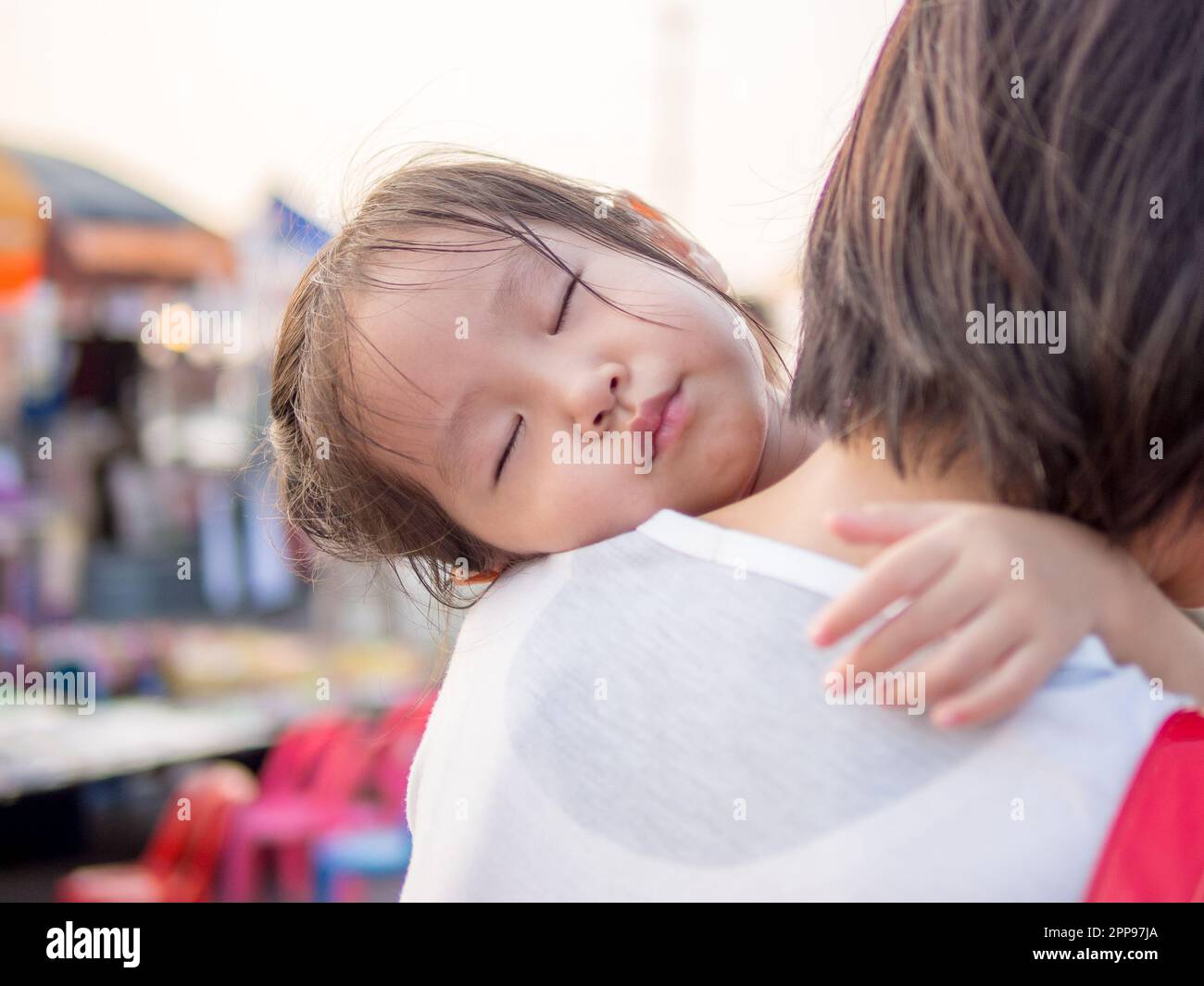 Sad asian woman and baby hi-res stock photography and images - Alamy