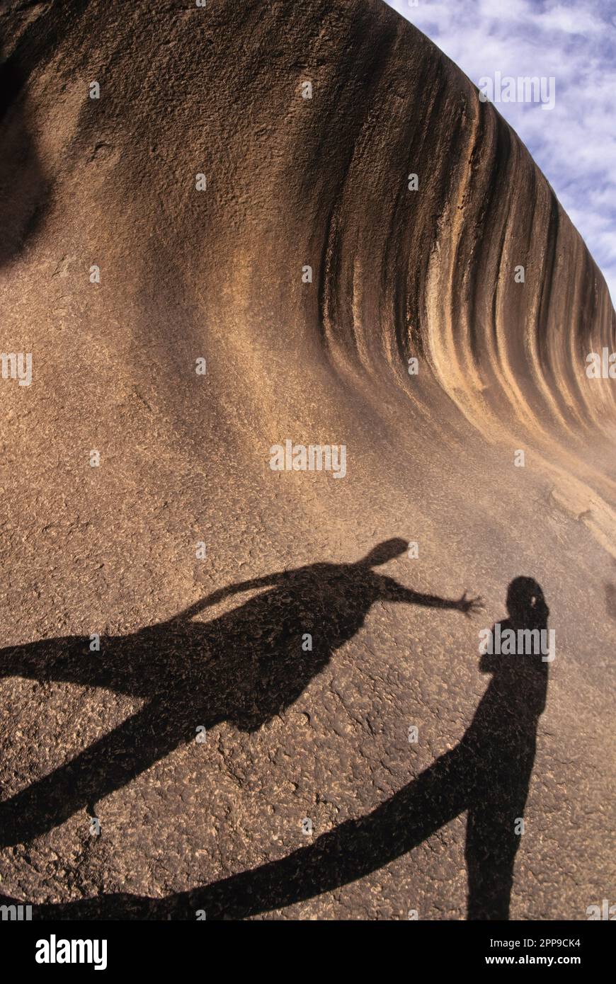 Wave Rock is a natural rock formation that is shaped like a tall ...