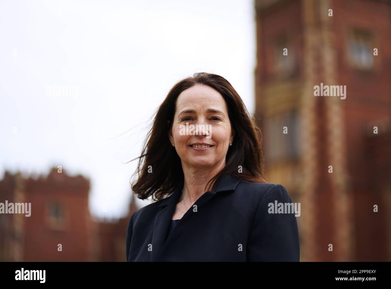 Sarah Friar, CEO of Nextdoor, at Queen's University Belfast. Ms Friar ...