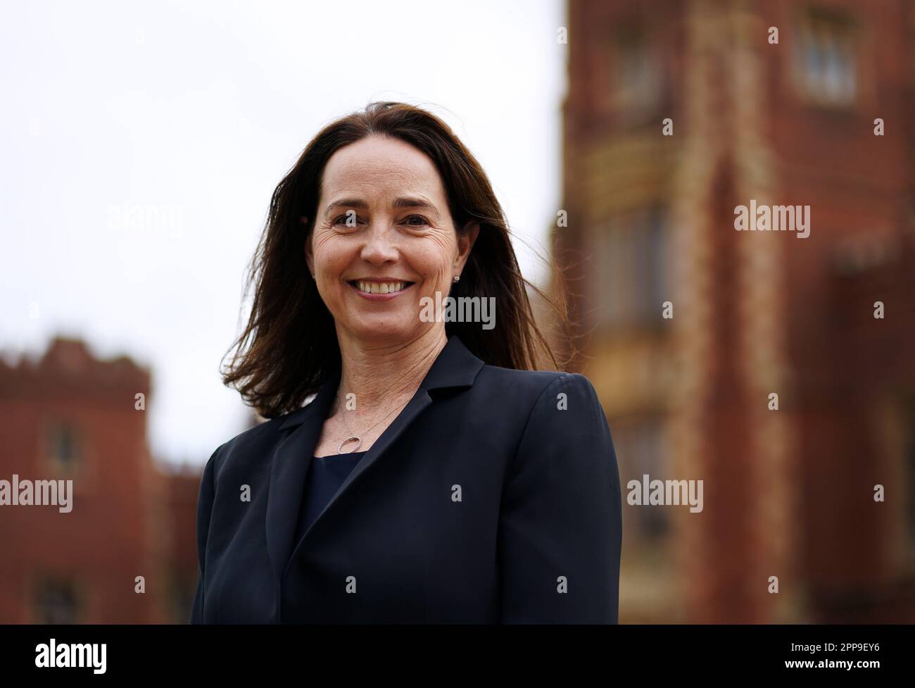 Sarah Friar, CEO of Nextdoor, at Queen's University Belfast. Ms Friar ...