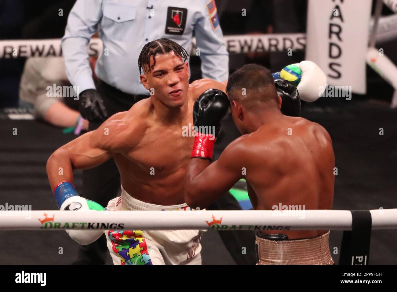 L r david morrell jr and yamaguchi falcao hires stock photography and