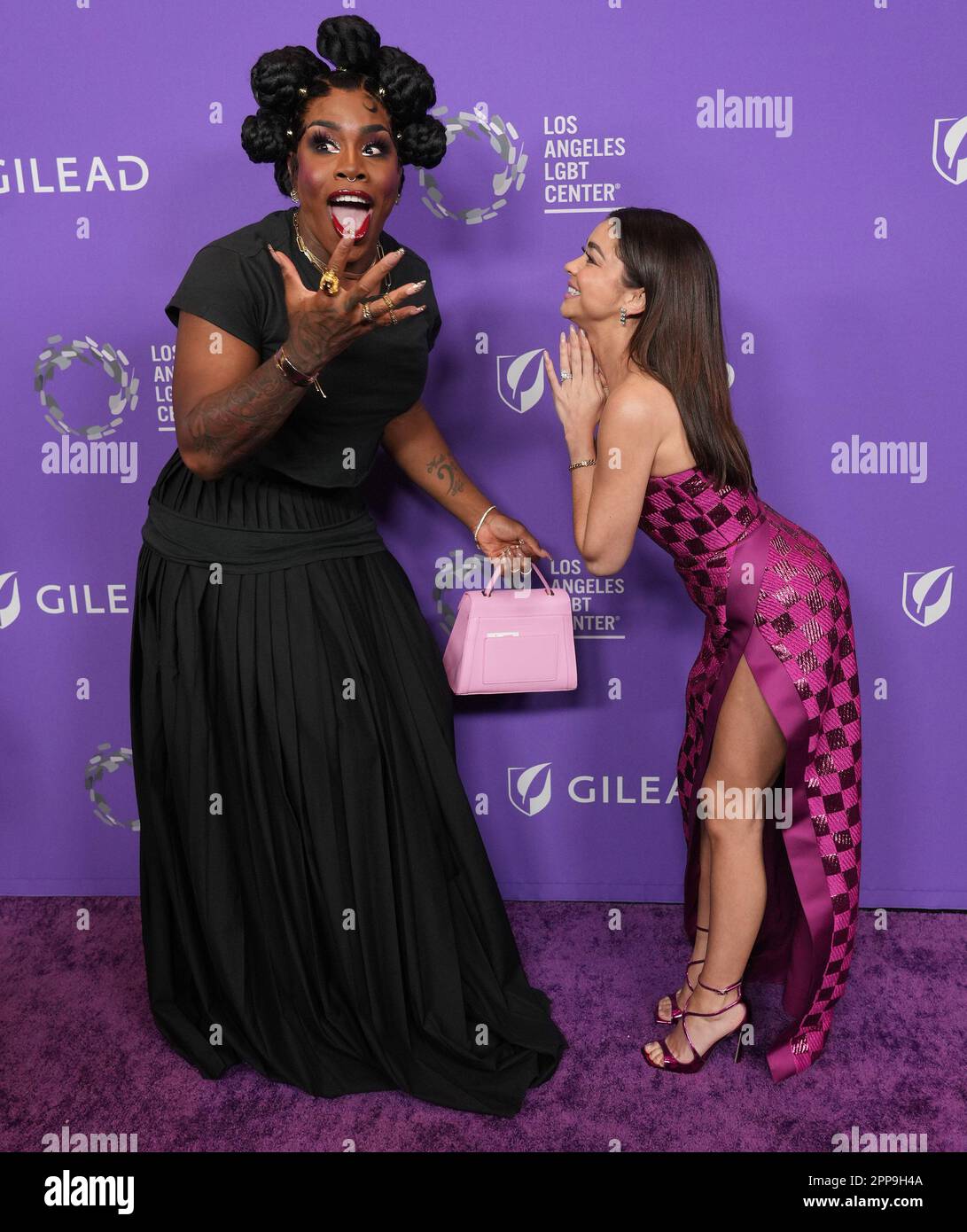 Los Angeles, USA. 22nd Apr, 2023. (L R) Monet X Change reunited with