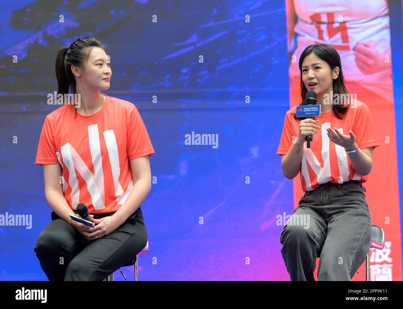 Fivb volleyball nations league hong kong 2023 hires stock photography