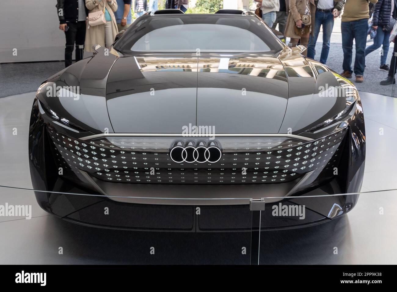 Audi A6 e-tron concept at Milan Design Week