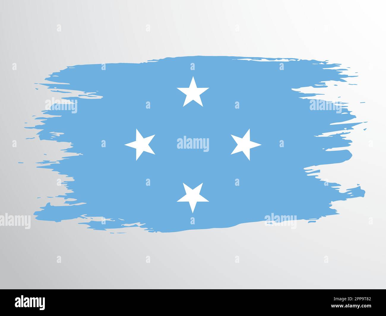 Brush vector flag of Micronesia Stock Vector Image & Art - Alamy