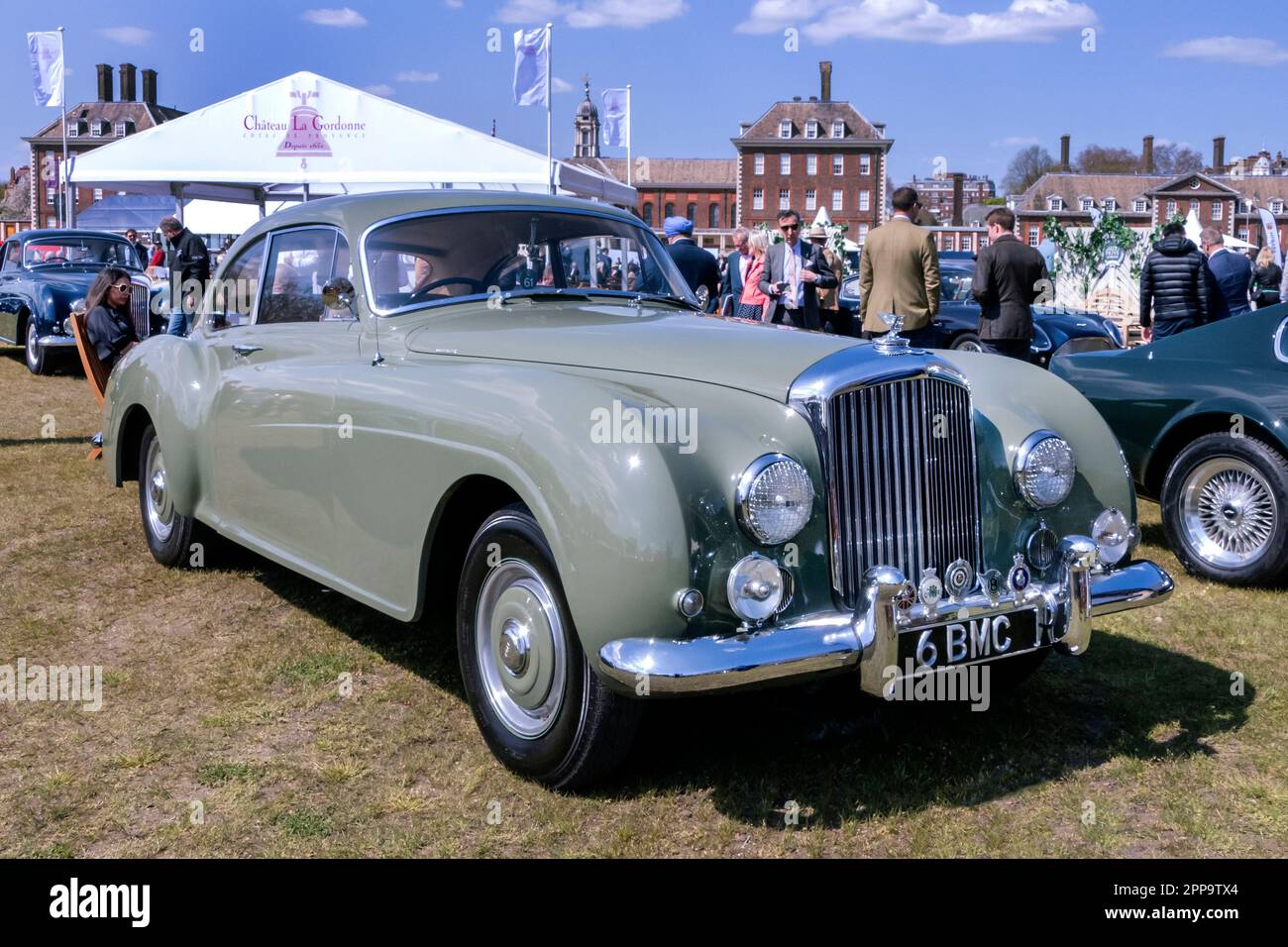 Pensioners choice winner 1954 Bentley R Type at Salon Prive London 2023 at the Royal Hospital Chelsea London UK Stock Photo