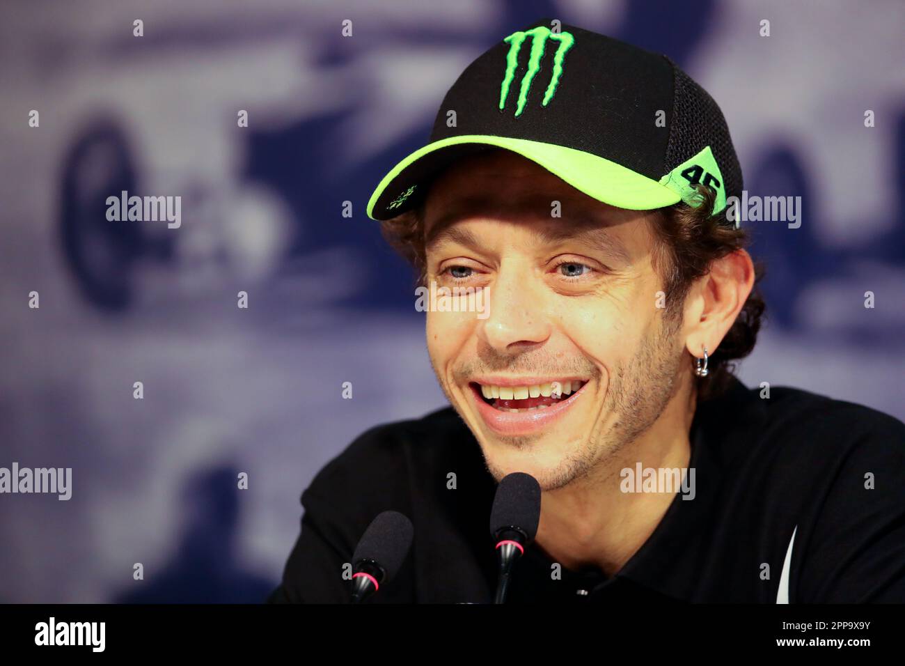 MINI CASQUE VALENTINO Rossi 1/8 Mini Casque Test Hiver 2003 Motogp Collectionneurs EUR 34,83
