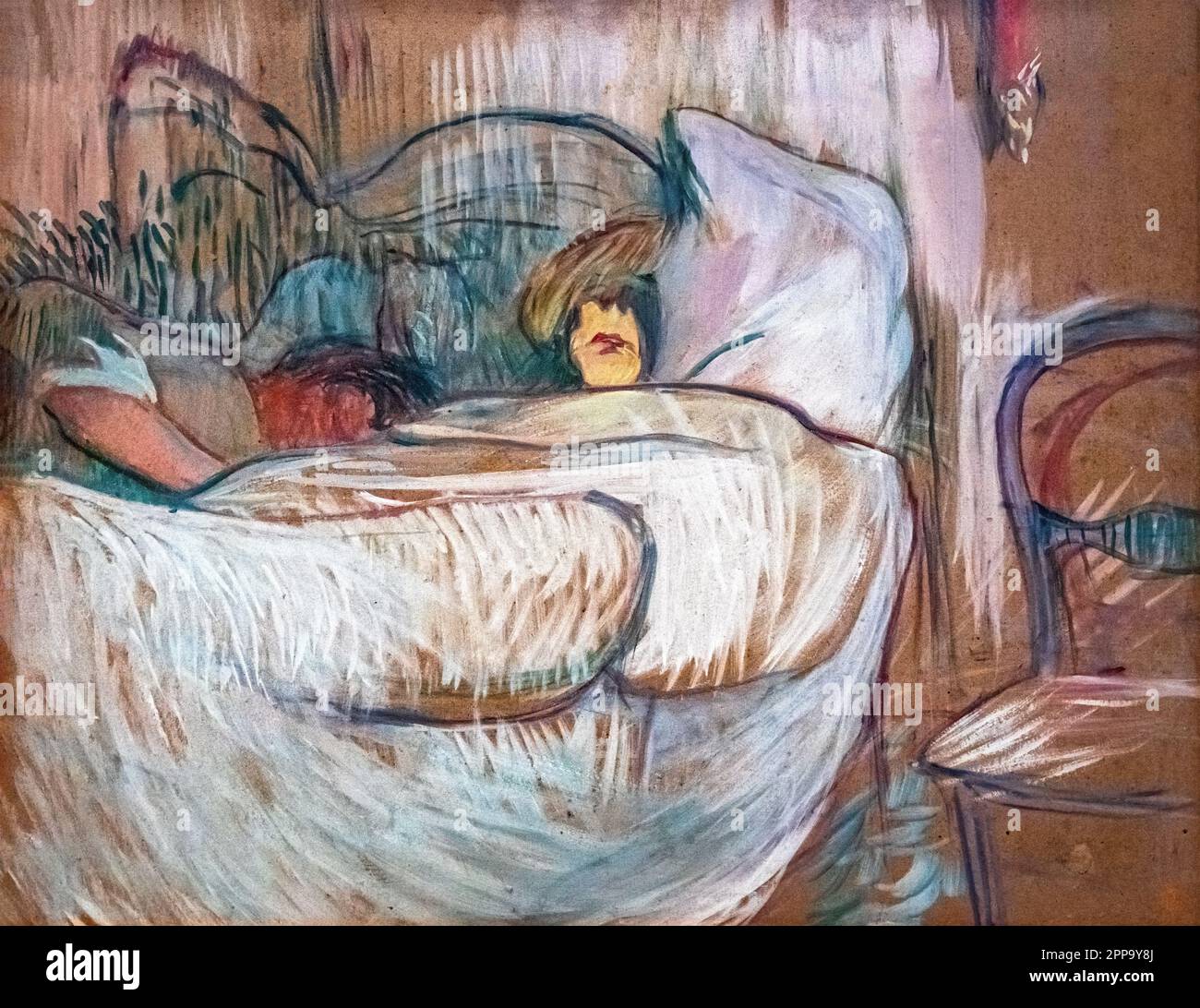 Henri de Toulouse-Lautrec - In Bed - 1894 Stock Photo