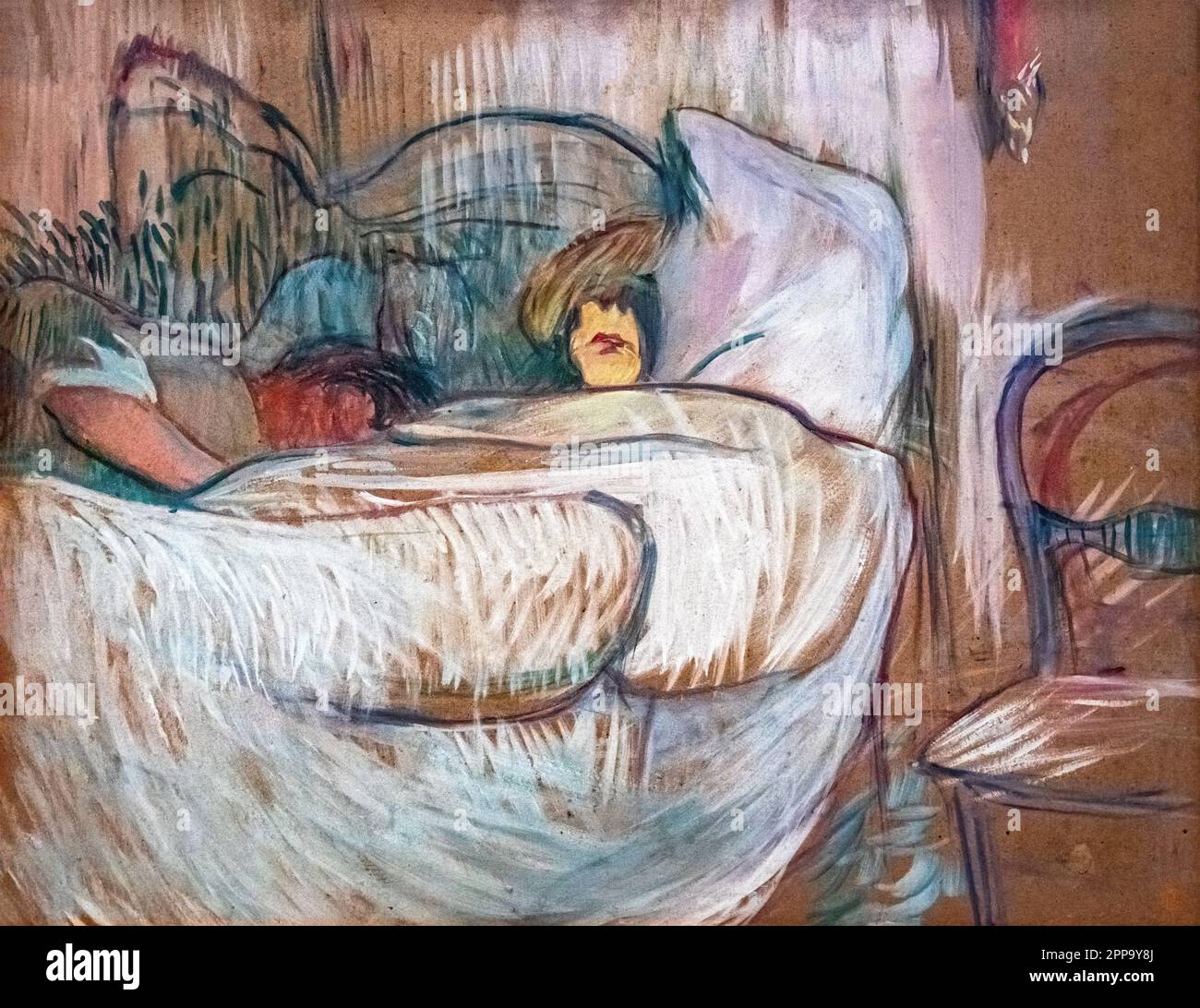 Henri de Toulouse-Lautrec - In Bed - 1894 Stock Photo - Alamy
