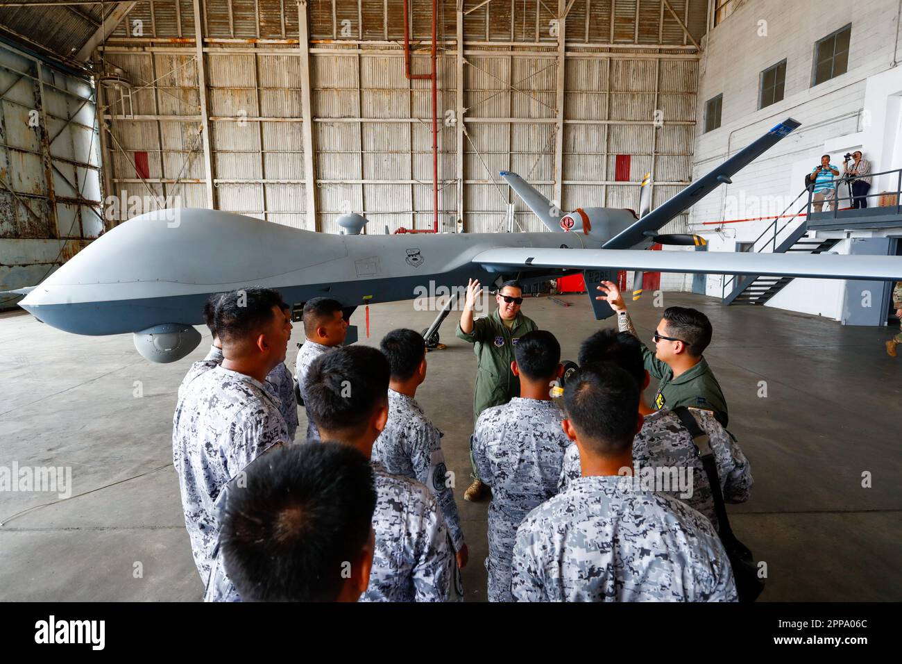 Subic Bay, Bataan, The Philippines. 23rd Apr, 2023. Filipino soldiers