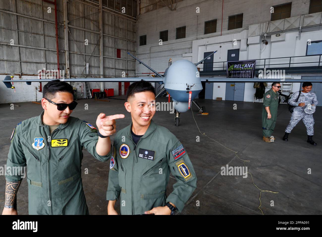 Subic Bay, Bataan, The Philippines. 23rd Apr, 2023. American soldiers