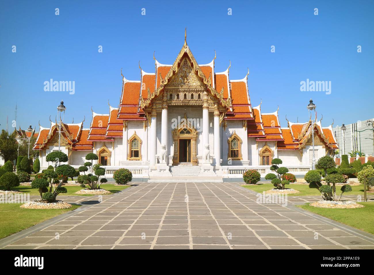 Wat Benchamabophit Dusitvanaram Or The Marble Temple, One Of The Iconic ...