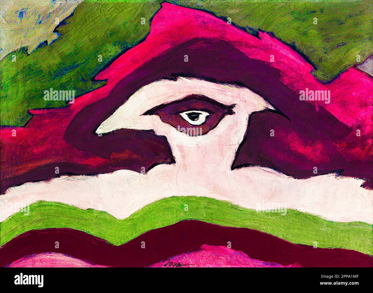 Arthur Dove's Storm Clouds famous painting. Original from the MET