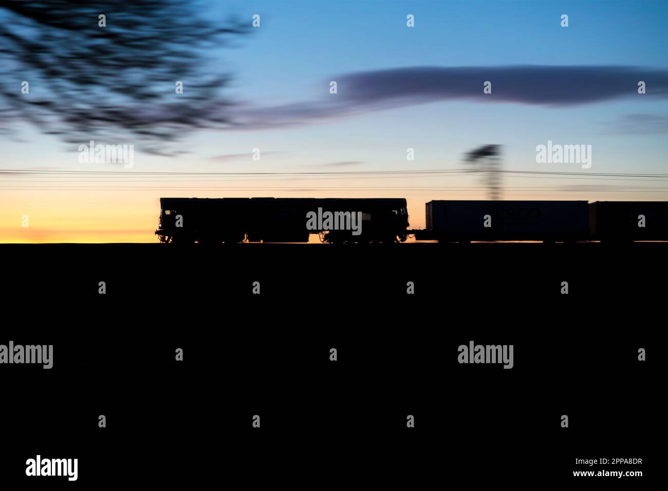 Direct Rail Services class 66 diesel hauling a high