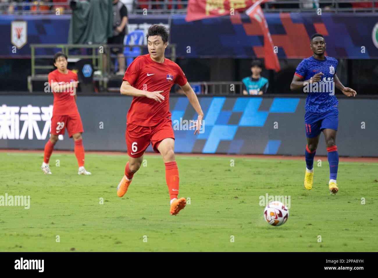Shanghai Shenhua Football Club defeated Meizhou Hakka Football Club