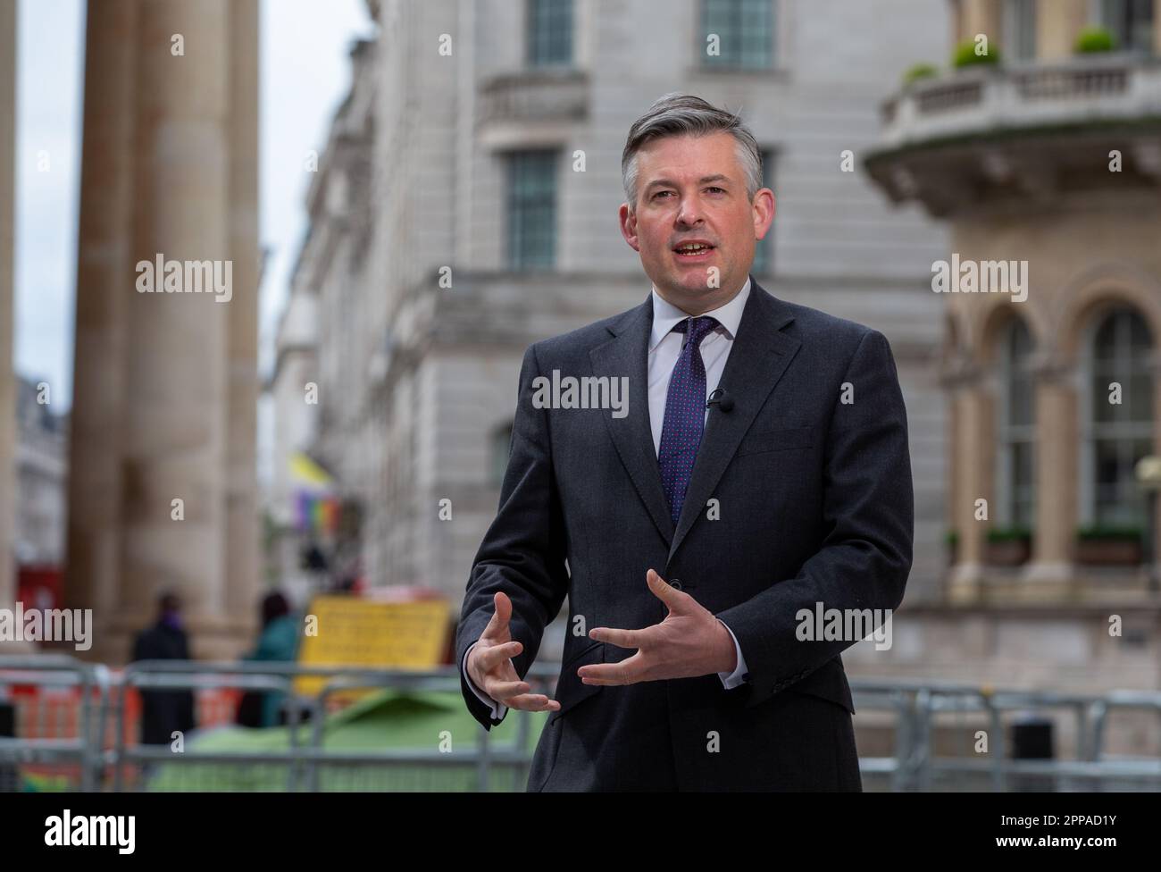 London, England, UK. 23rd Apr, 2023. Shadow Work and Pensions Secretary ...