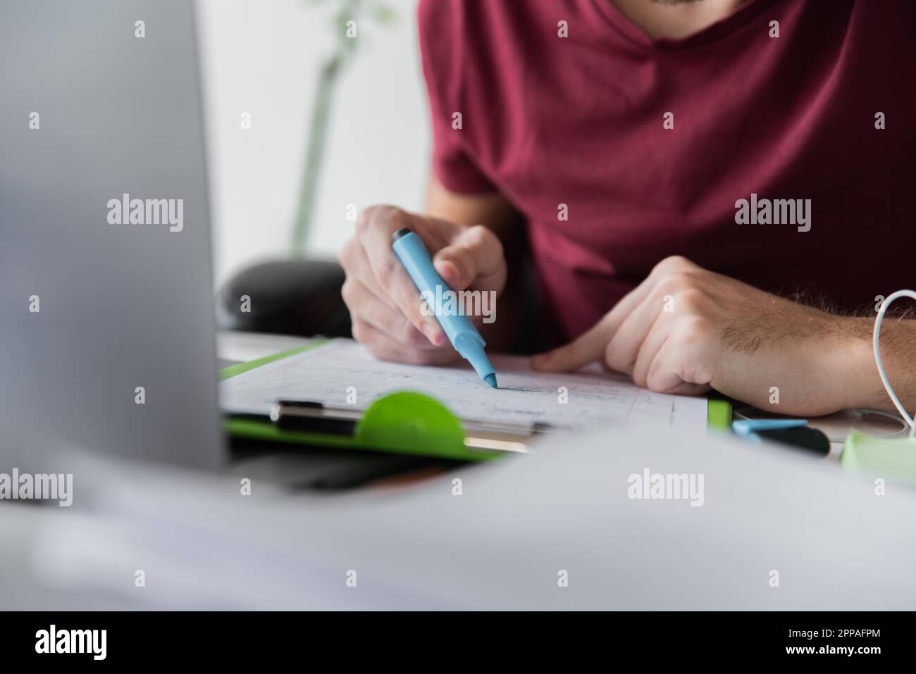 His Paper Guy to read hi-res stock photography and images - Alamy