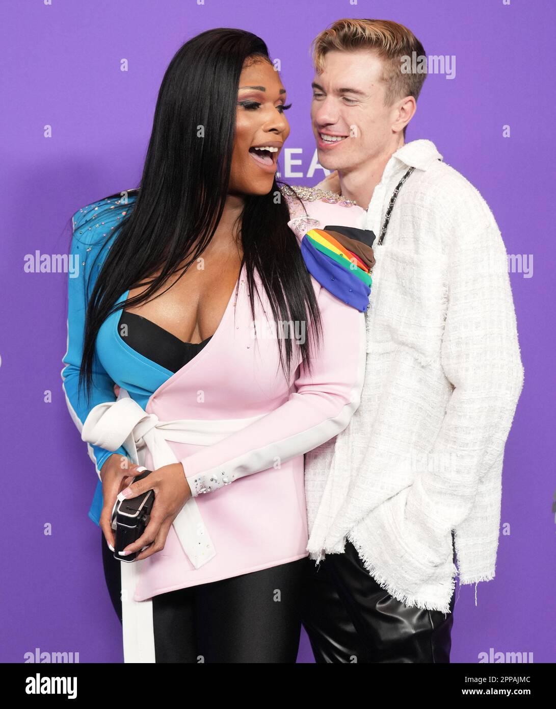 Los Angeles USA 22nd Apr 2023 L R Peppermint And Nick Pauley At Los Angeles Usa 22nd Apr 2023 L R Peppermint And Nick Pauley At The Los Angeles Lgbt Center Gala Held At The Fairmont Century Plaza In Los Angeles Ca On Saturday April 22 2023 Photo By Sthanlee B Miradorsipa Usa Credit Sipa Usalamy Live News 2PPAJMC