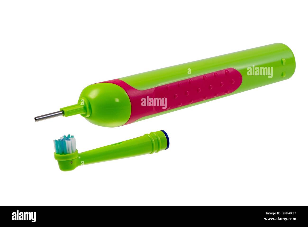 Electrical toothbrush isolated on white Stock Photo - Alamy