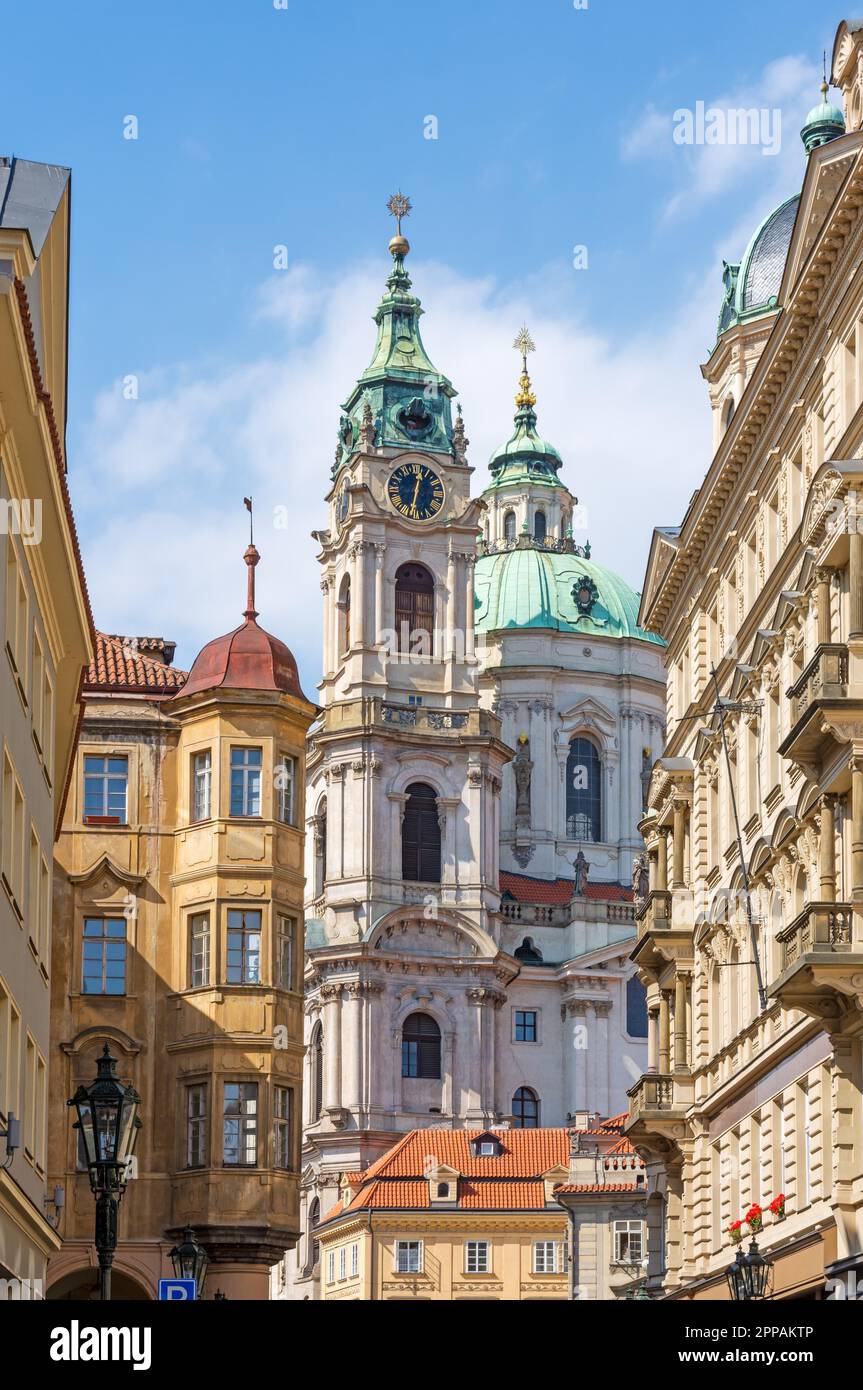 Baroque St. Nicholas Church (Mala Strana) in Prague Stock Photo Alamy