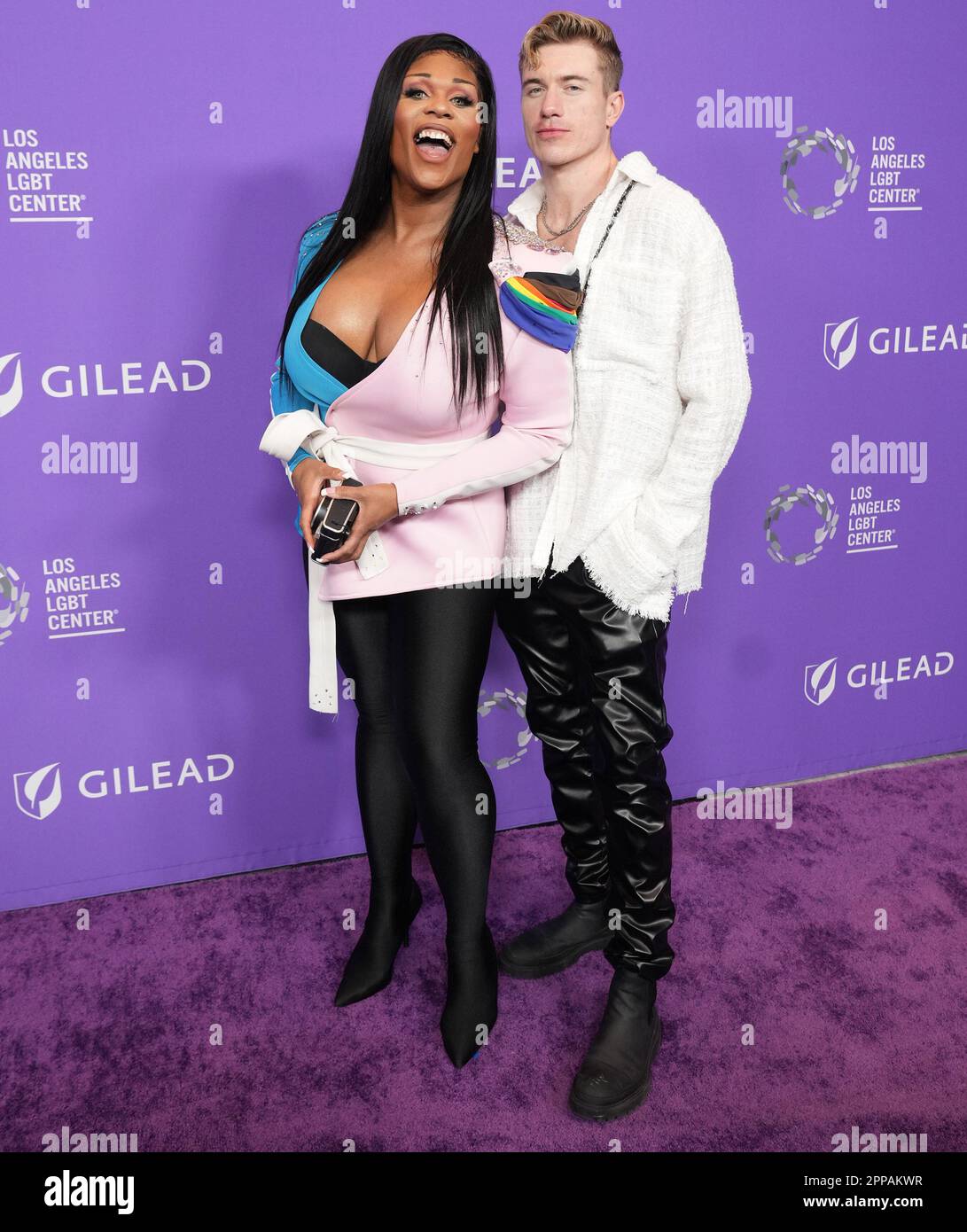 Los Angeles USA 22nd Apr 2023 L R Peppermint And Nick Pauley At Los Angeles Usa 22nd Apr 2023 L R Peppermint And Nick Pauley At The Los Angeles Lgbt Center Gala Held At The Fairmont Century Plaza In Los Angeles Ca On Saturday April 22 2023 Photo By Sthanlee B Miradorsipa Usa Credit Sipa Usalamy Live News 2PPAKWR