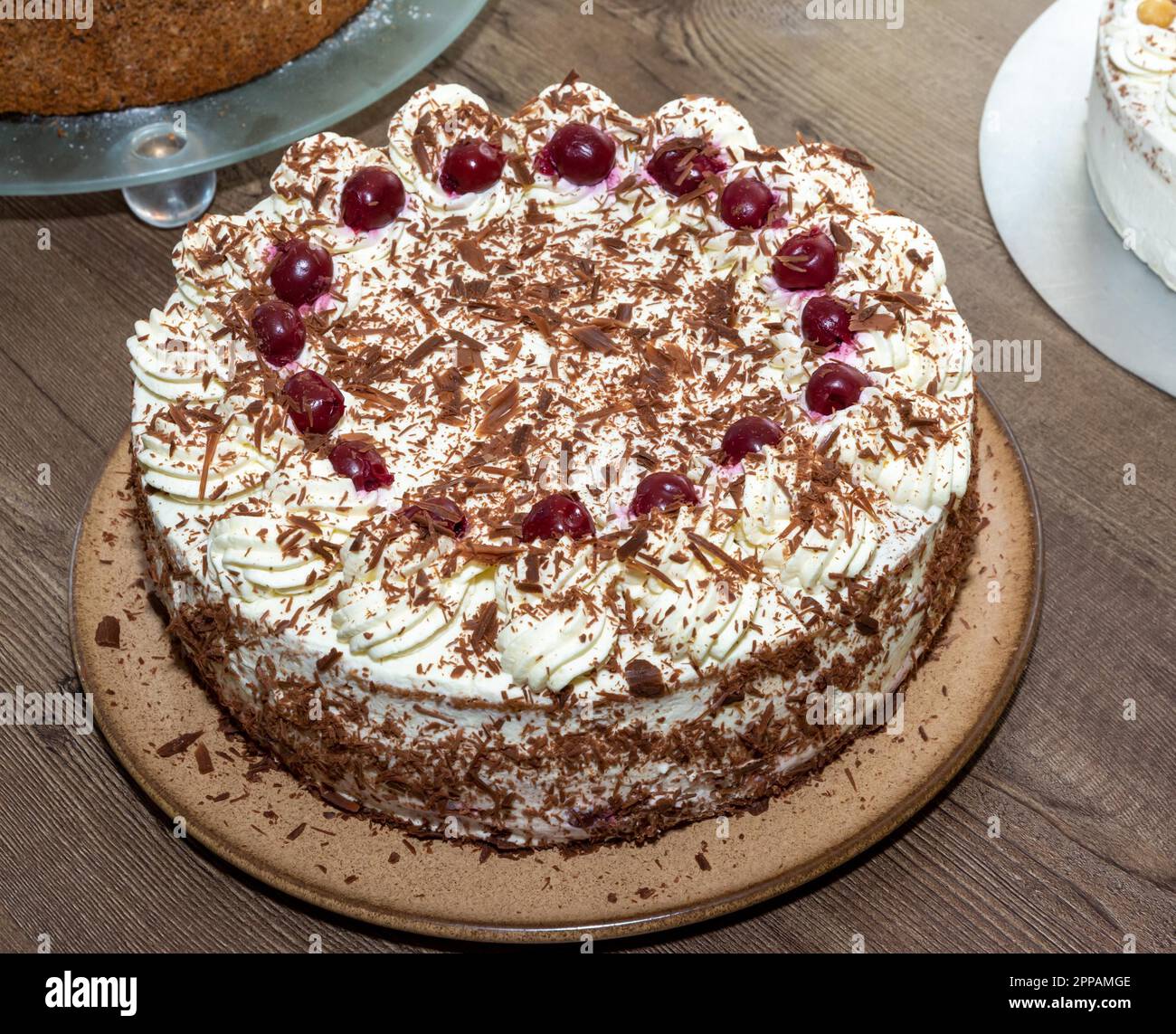 Cake buffet for a birthday party Stock Photo