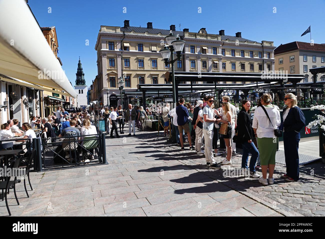 Seasonal weather, sunny weather during Saturday in Linköping, Sweden ...