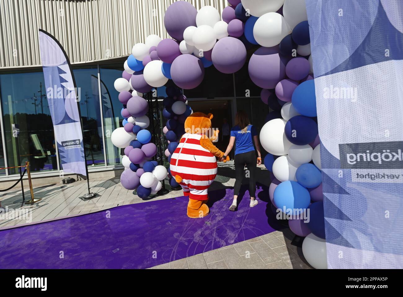 Saturday's inauguration of Tinnerbäcksbadet, new indoor swimming pool in  Linköping, Sweden Stock Photo - Alamy