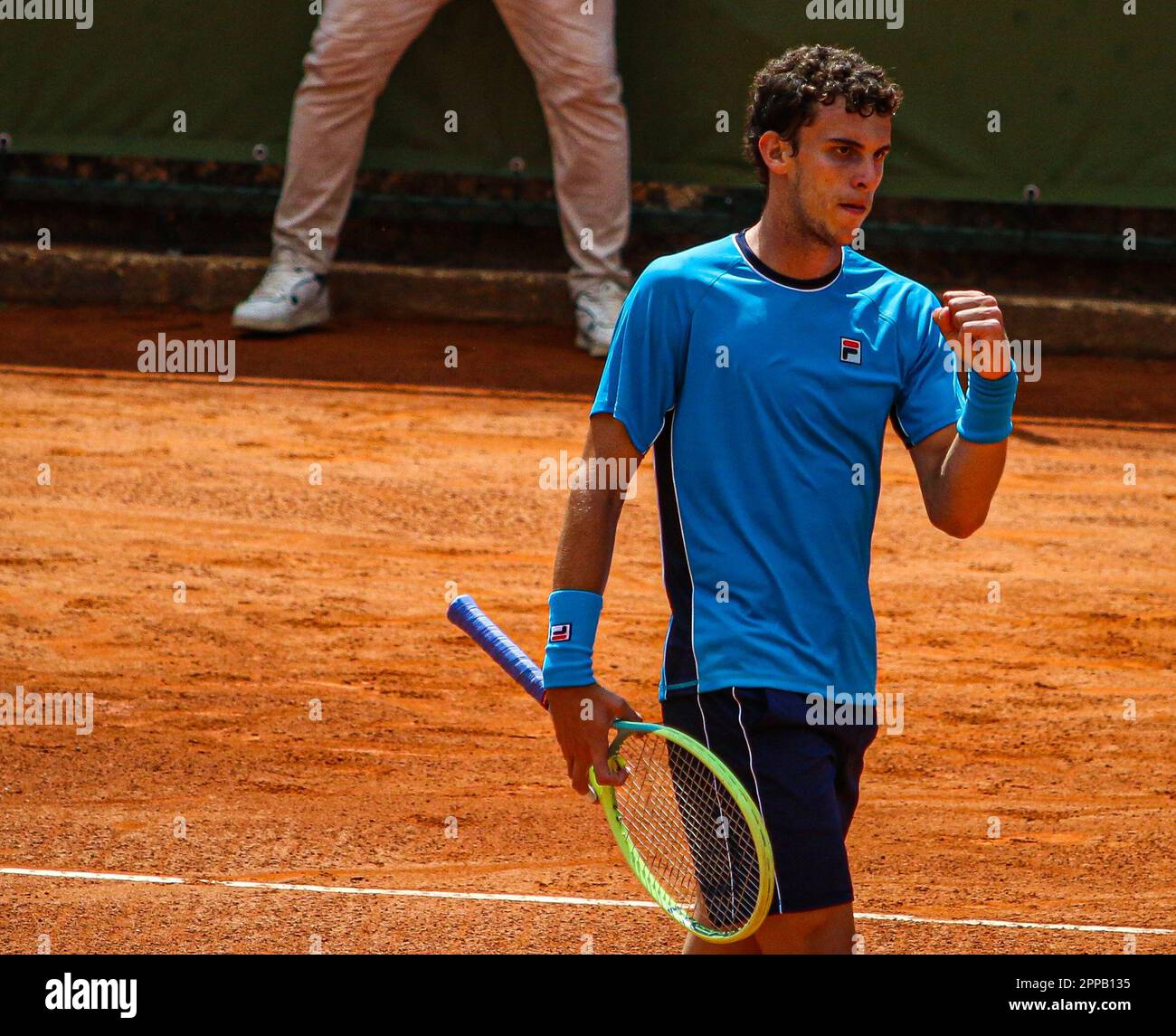 Cruz Quebrada, Portugal. 23rd Apr, 2023. Juan Manuel Cerundolo of ...