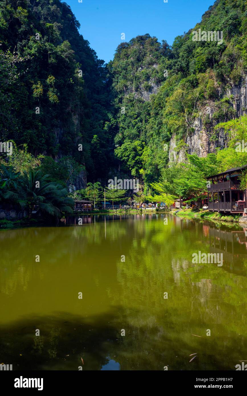 Qing Xin Ling Leisure & Cultural Village, Ipoh, Malaysia. Stock Photo