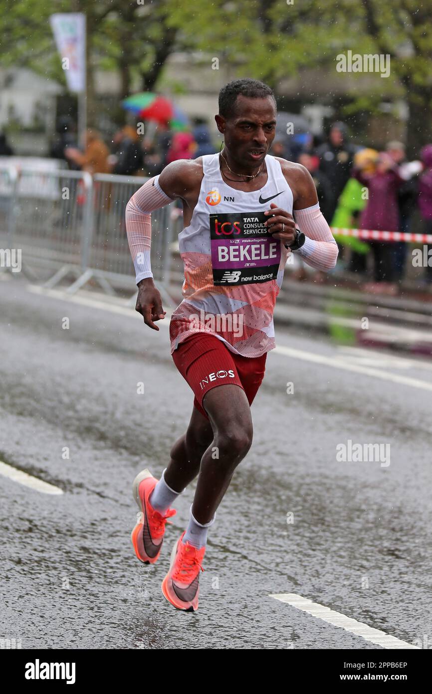 London, UK. 23rd Apr, 2023. Kenenisa BEKELE, TCS London Marathon The
