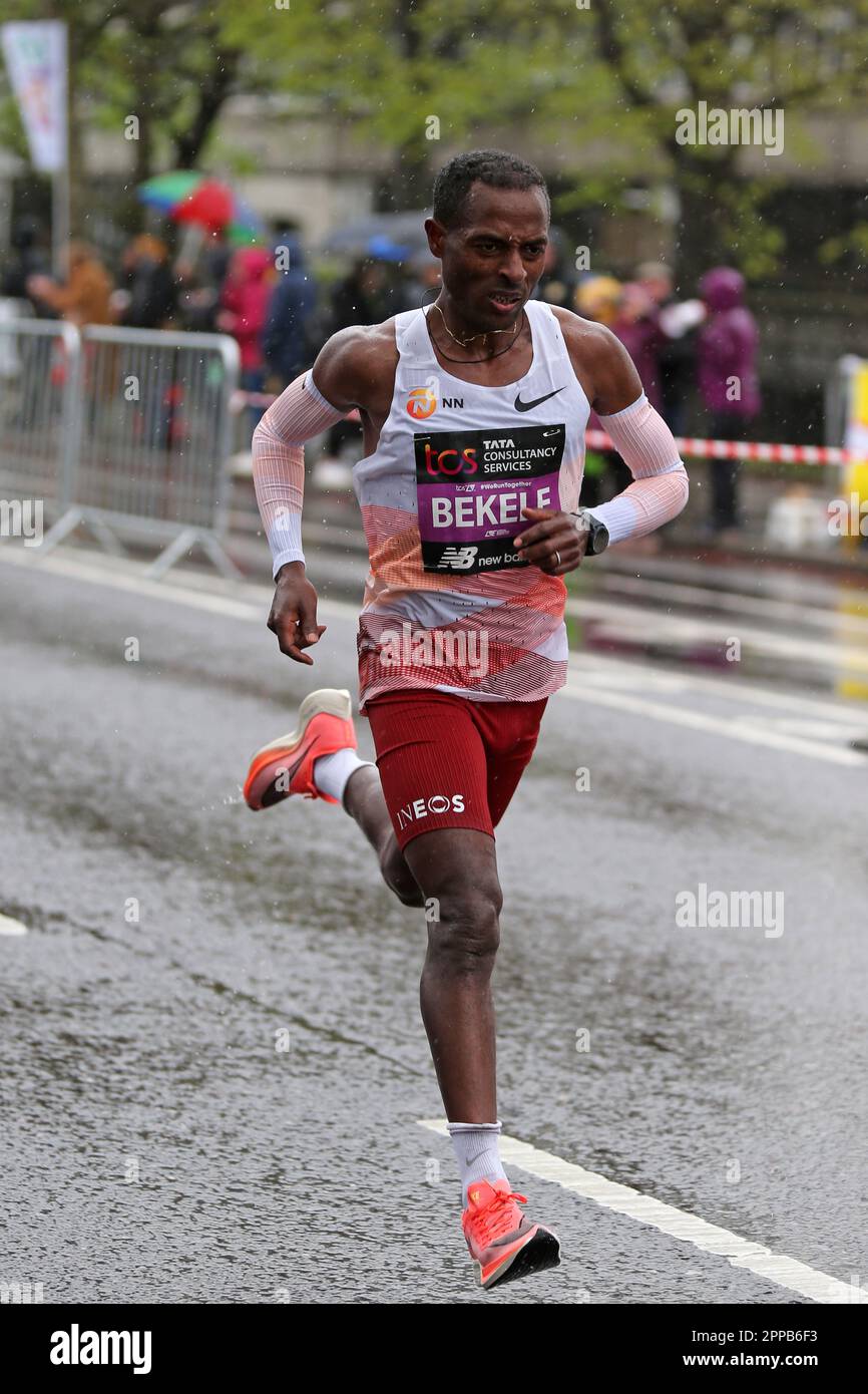 London, UK. 23rd Apr, 2023. Kenenisa BEKELE, TCS London Marathon The