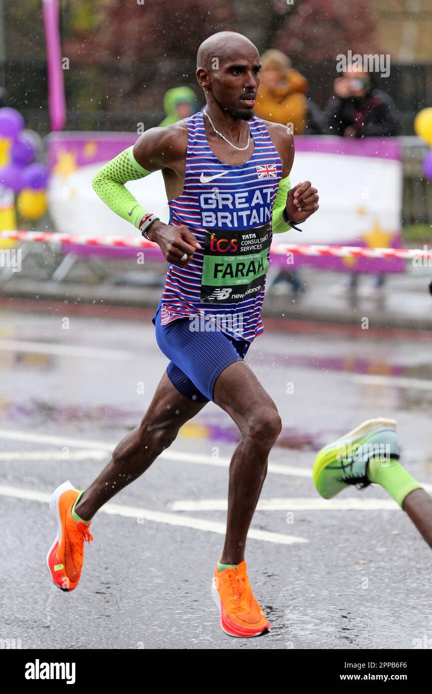 London, UK. 23rd Apr, 2023. Sir Mo FARAH, TCS London Marathon The