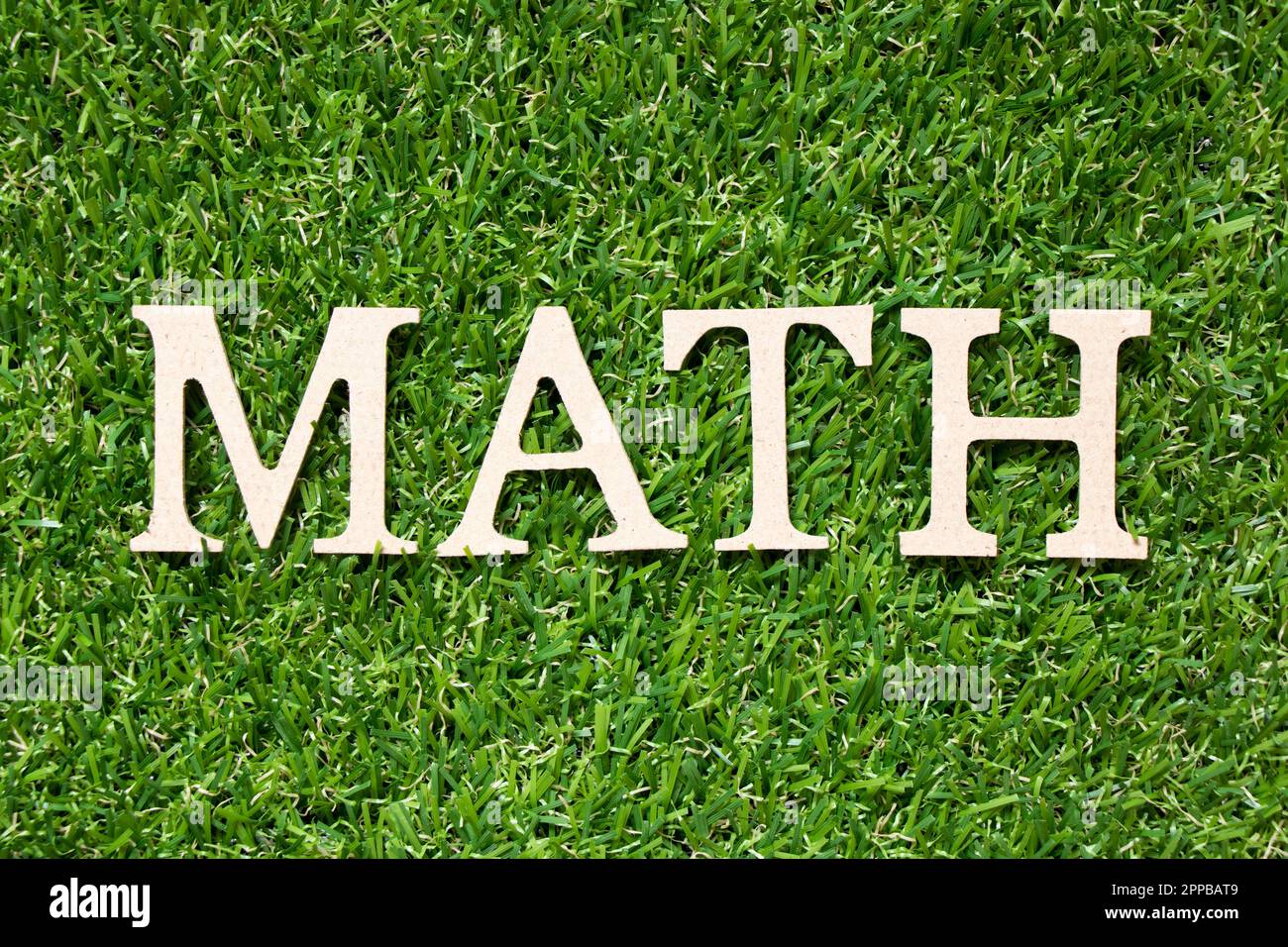 The Word Math In Letters