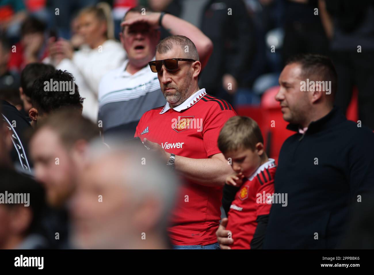 During the mens football semi final at wembley stadium hires stock