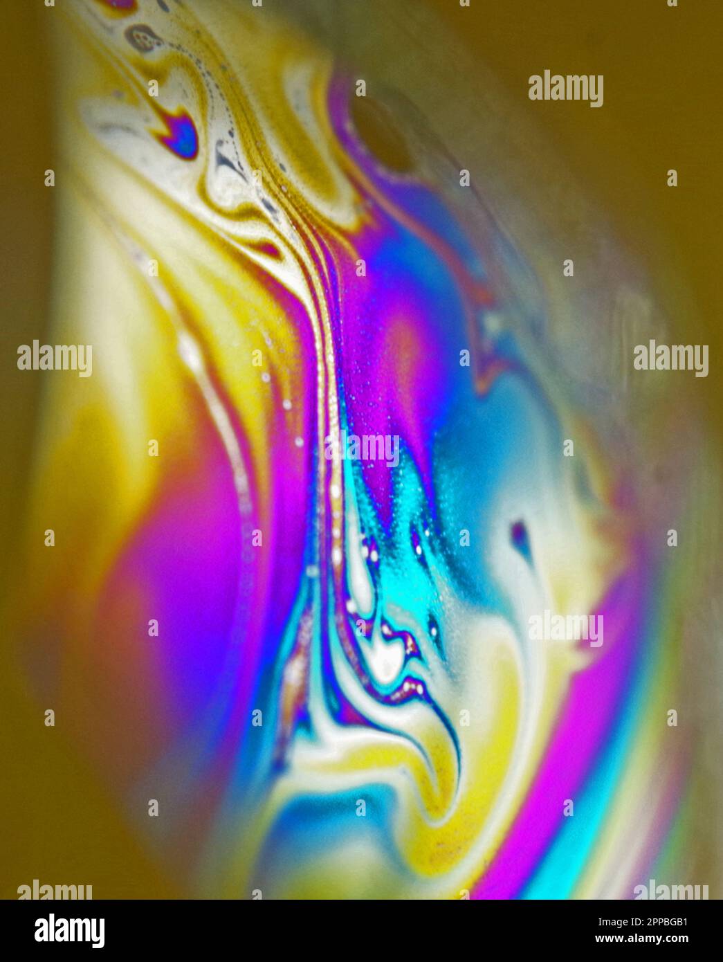 Membrane from Soap Bubbles Stock Photo Alamy