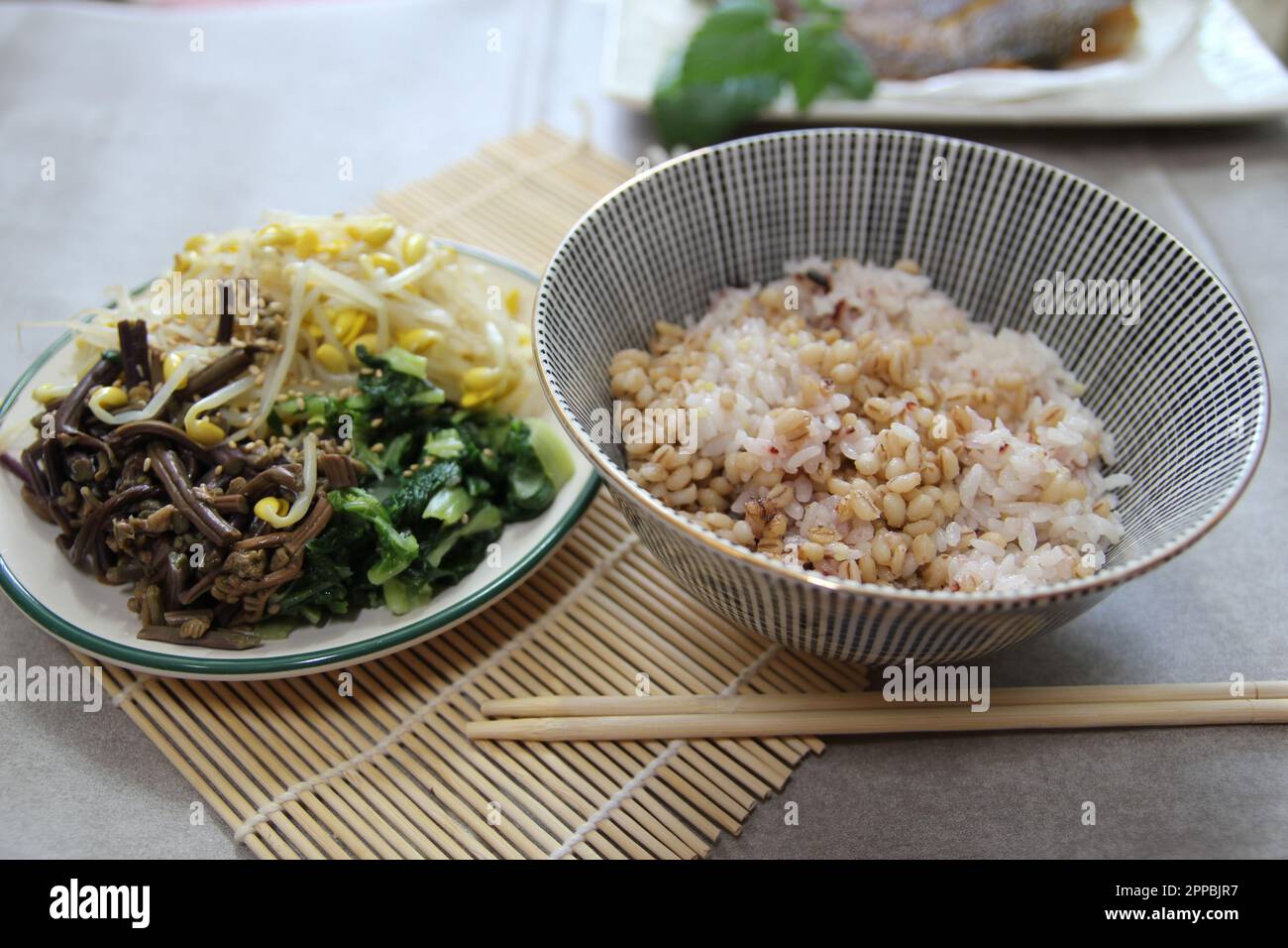 Korean traditional healthy food and wellness meal Stock Photo Alamy