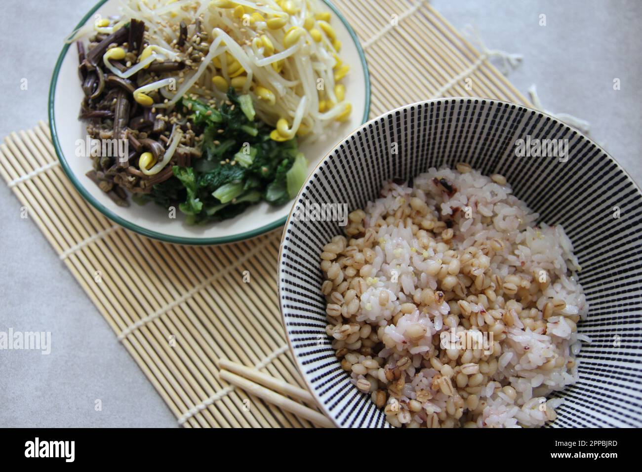 Korean traditional healthy food and wellness meal Stock Photo Alamy