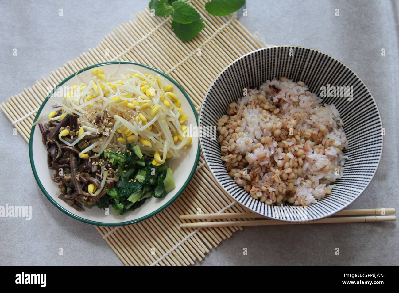 Korean traditional healthy food and wellness meal Stock Photo - Alamy
