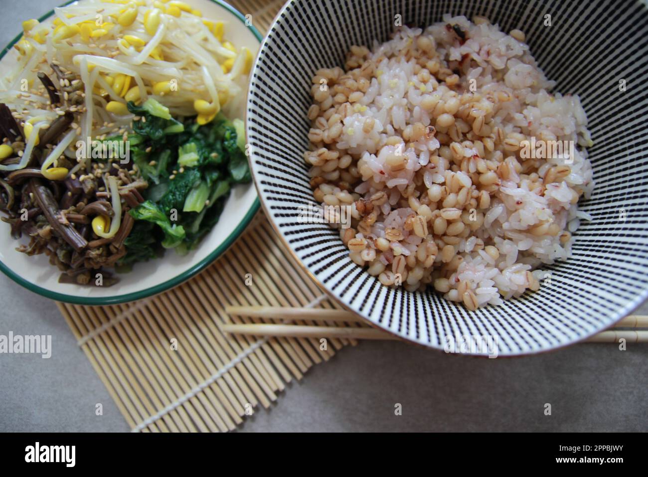 Korean traditional healthy food and wellness meal Stock Photo Alamy