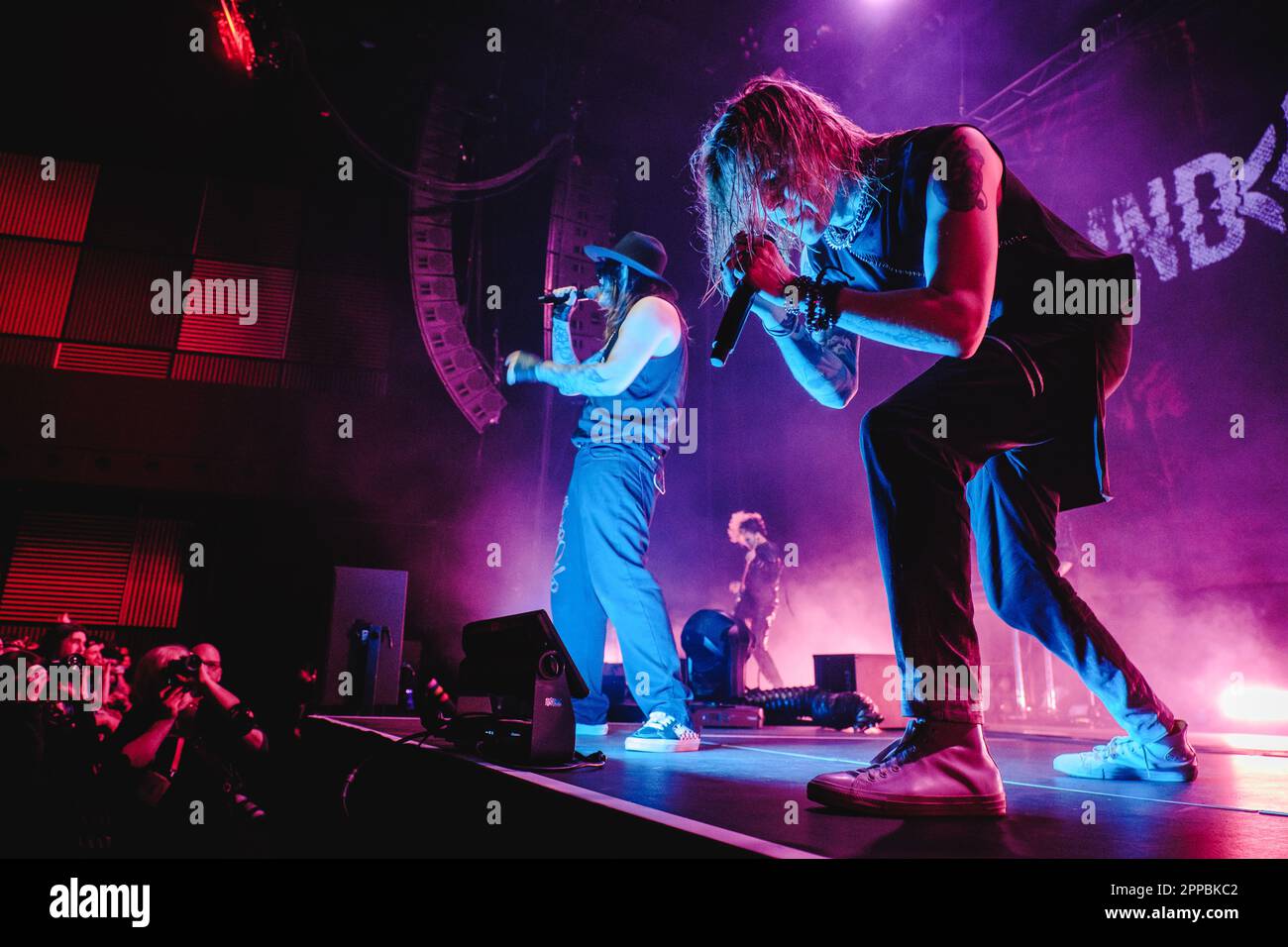 Zurich, Switzerland. 22nd Apr, 2023. The Finnish nu metal band Blind