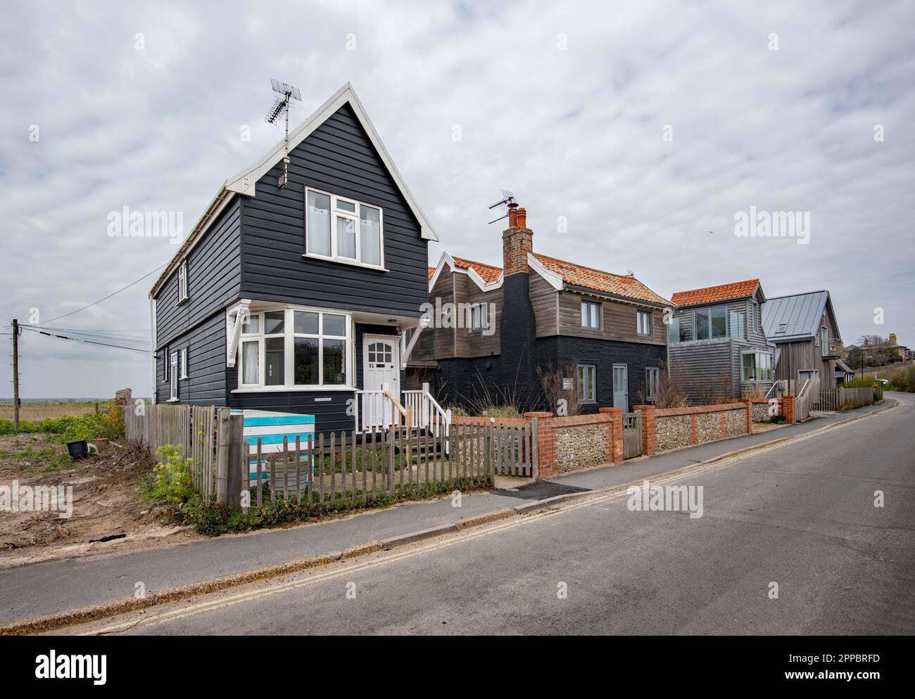 Southwold, un Suffolk, UK, has some quirky wooden houses as well as the